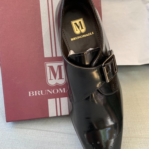 Size 7 Mens Italian handmade shoes by Brunomagli